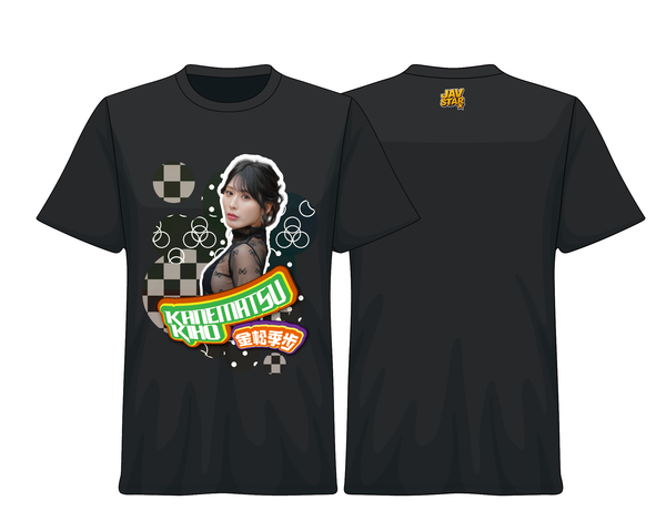 金松季步見面會紀念 T-SHIRT - 黑色